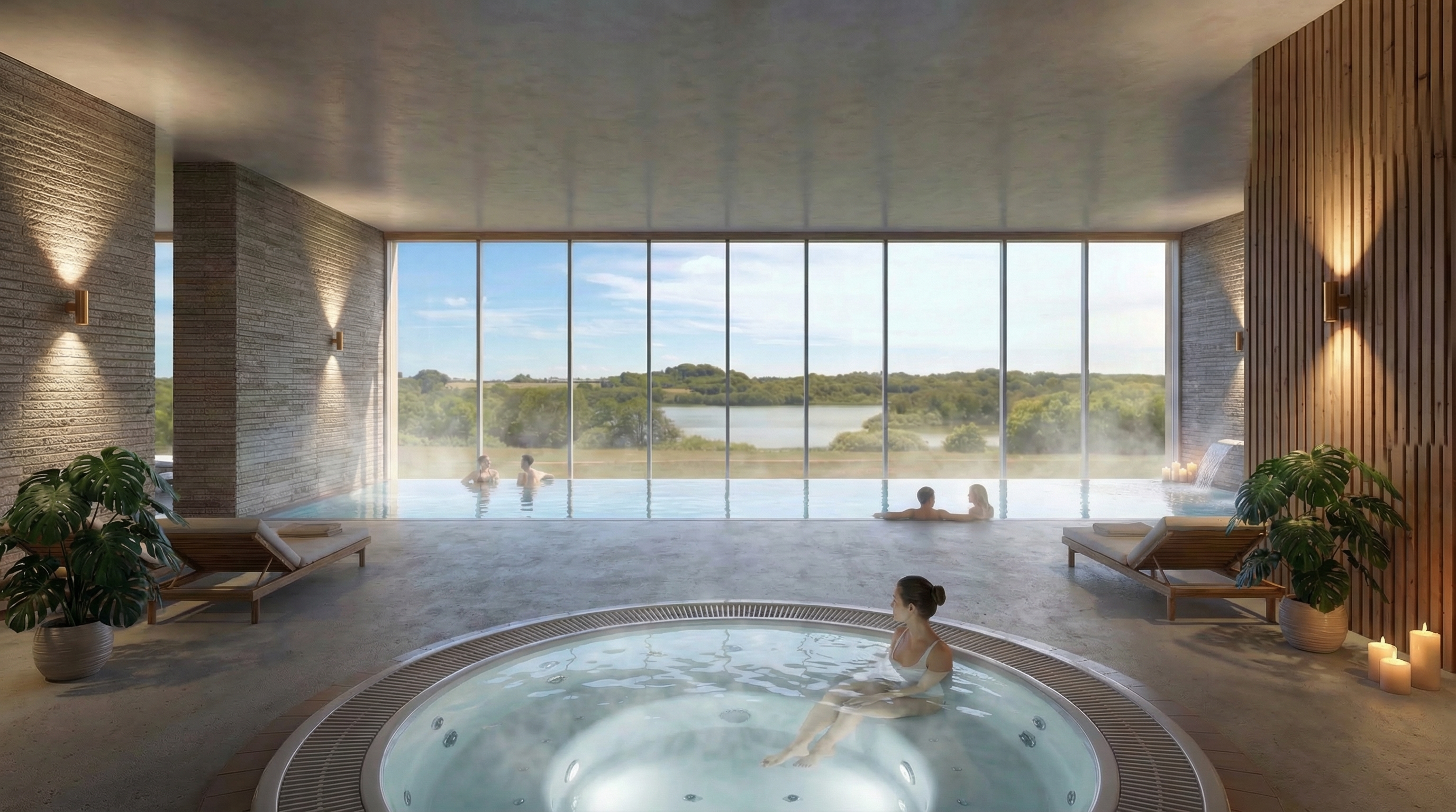 Spa og wellness visualisering ved Udsigten Haderslev